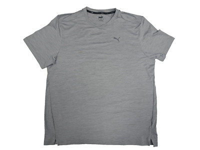 ◆PUMA◆ Dare to Short Sleeve Tee Mineral Grey 63324983 6332 Puma Men's Active Tee Short Sleeve T-Shirt Color Gray Size