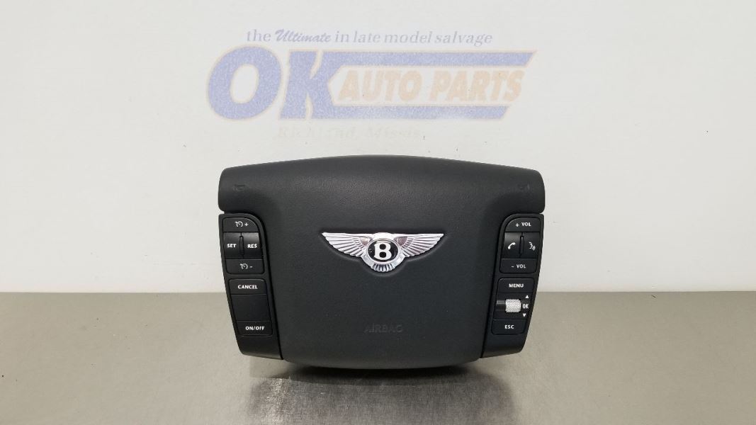 10 BENTLEY CONTINENTAL GT DRIVER LEFT STEERING WHEEL BAG BLACK