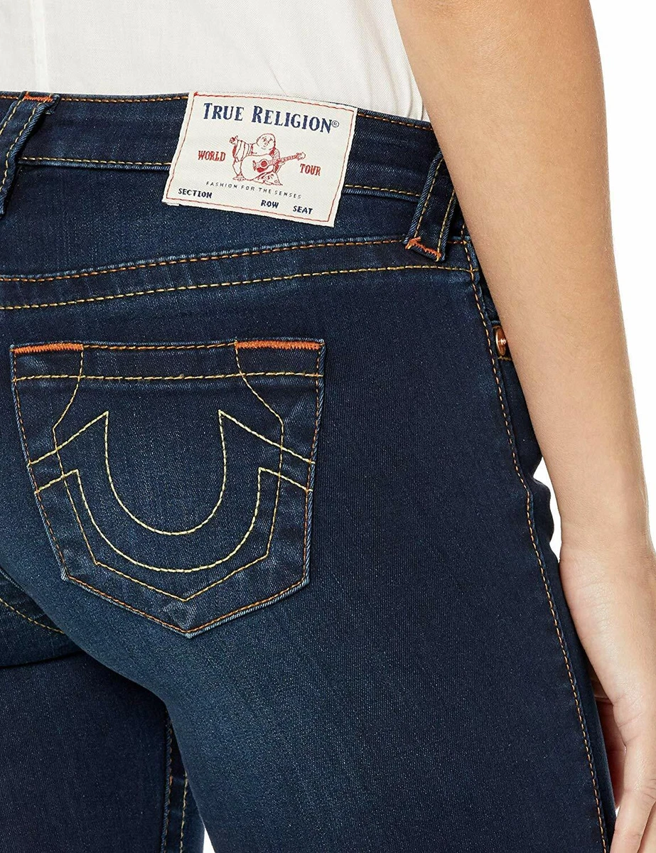 True religion womens straight leg best sale jeans