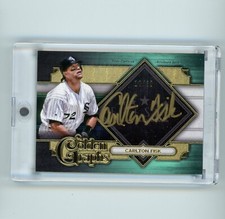Carlton Fisk 2022 Topps Five Star Golden Graphs autograph #'d 17/30