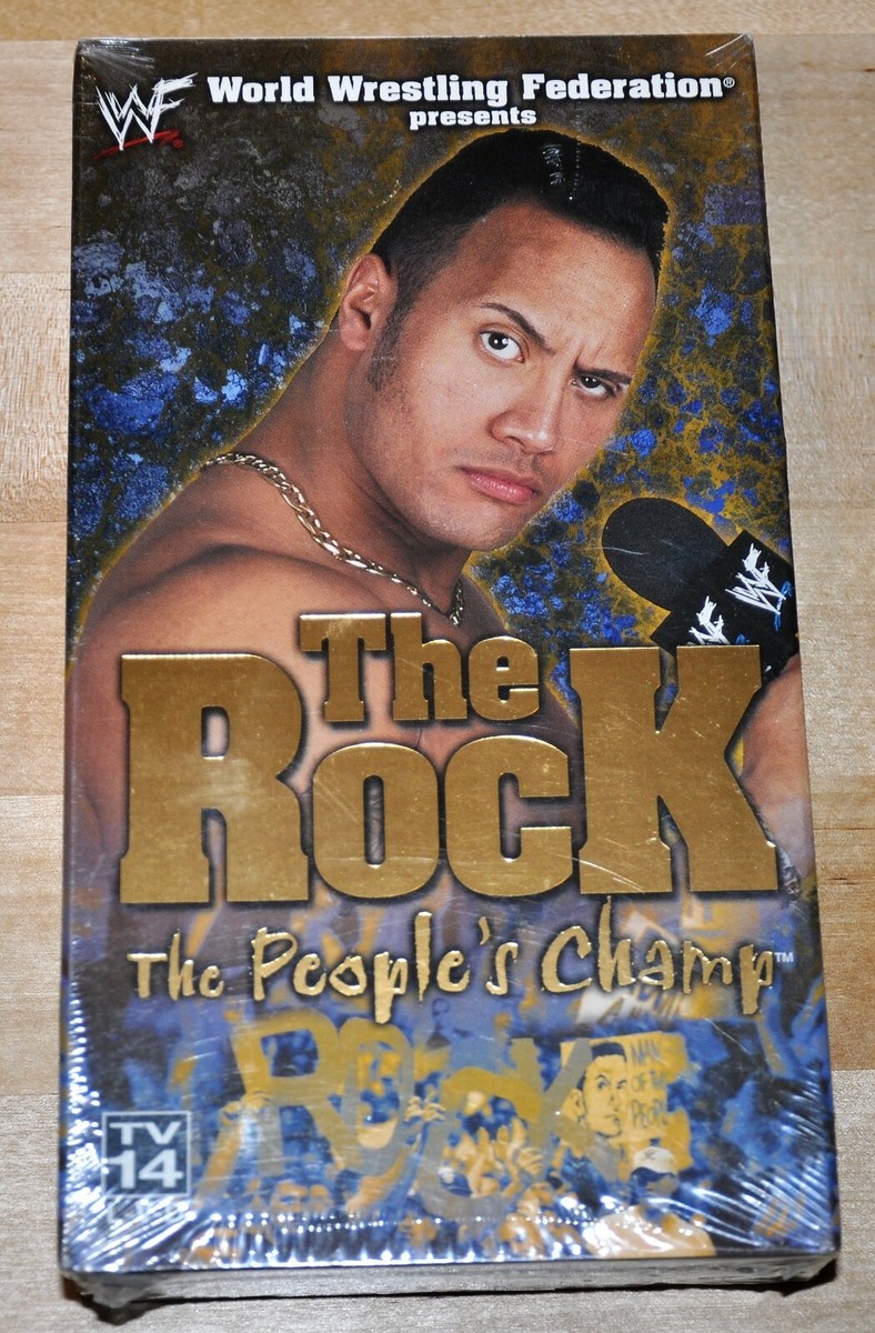 NEW! WWF The Rock The Peoples Champ (VHS, 2000) Dwayne Johnson