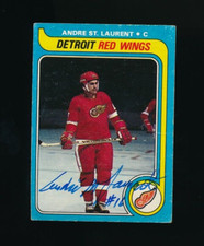 1979bTopps #73 Andre St. Laurent signed auto autograph