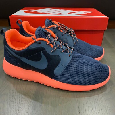 Nike Roshe Run Hyperfuse Bright Mango Magnet Grey 642233-800 Women