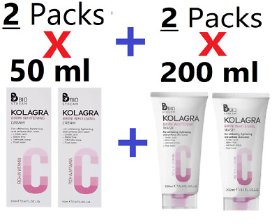 Kolagra Whitening Cream & Wash for under arms Bikini line intimate zone