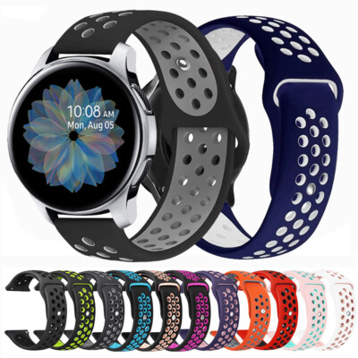 For Samsung Galaxy Watch 45/41mm Active Dual-Colors silicone