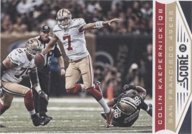 2013 Score Colin Kaepernick #186 - 1 of 2