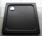Black Matt Shower Tray 900x900 Bathroom Square Stone Slimline 35mm & Waste