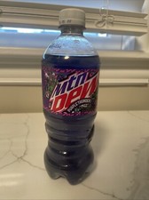 New Full Mountain Dew Purple Thunder 20oz Bottle Dew 2022