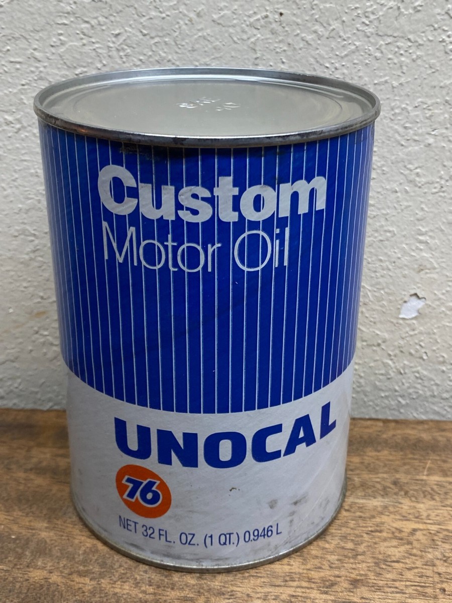 Vintage Unocal- Union 76- Custom Motor Oil- 40W quart can Vintage Unocal- Union 76- Custom Motor Oil- 40W quart can