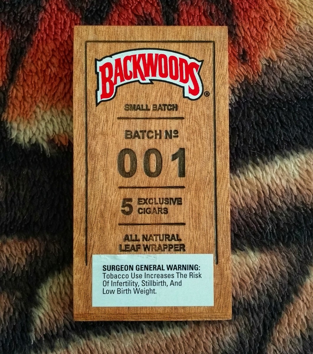 Backwoods Small Batch No. 001 Rare LIMITED EDITION Collectible | eBay