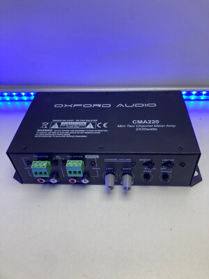 Oxford Audio CMA220 Mini Zweikanal Mischpult Verstärker 2x20w #233