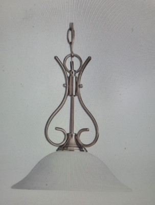 Progress Lighting P5091-09 Brushed Nickel Large Pendant Light~ New in Box