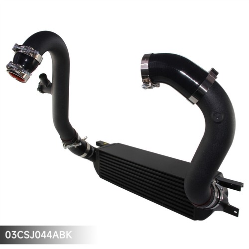 High Performance Intercooler Kit for 2015-2022 Ford Mustang Ecoboost 2.3L Black - Picture 4 of 11