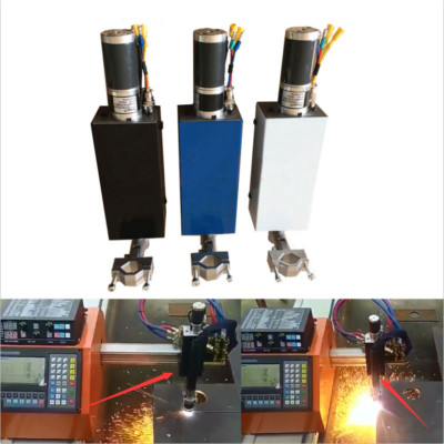 Plasma Flame Cutting Torch Holder Z Axis Lifter L100mm DC24V for CNC Machine