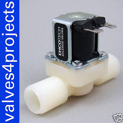 Electric Water Valve 24V DC Solenoid Valve 1/4" Hose Connection RO Controlle SH 