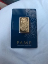 Pamp Bullion Gold 20g 999.9 Fine Gold Bar Brand New Sealed In Original Plastic