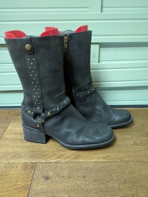 Indigo Stiefel Größe 5 UK Man Made Good Wear Gute Sohlen