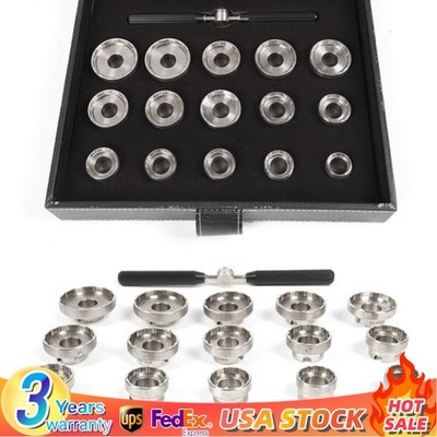 15 Dies Watch Case Back Opener Kit For Breitling Watch Removal Repair Tool Sale