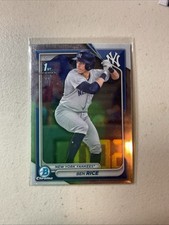 2024 Bowman Chrome - Prospects Ben Rice #BCP-186 (RC)