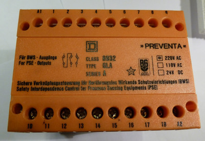 Square D Type PREVENTA GLA230VAC Für BWS-Ausgänge NEU/OVP
