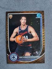 2025-26 Bowman Basketball #BCV-30 Yanic Konan-Niederhauser Reptilian Clippers