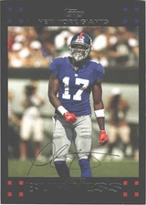 PLAXICO BURRESS 2007 TOPPS #165 NEW YORK GIANTS