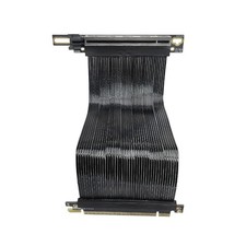 PCIE 5.0 X16 Extension Cable 90 Degree Right Angled GPU Card Line 0.9mm Thin