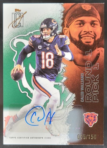 2025 Topps Signature Caleb Williams Veteran Class Autographs (RAW)