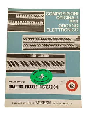 Compositions originales pour orgue électronique 4 petites créations N12 parti... - Photo 1/4