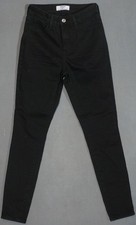 WJ01441  LEVI'S  DENIZEN ULTRA HIGH-RISE SUPER SKINNY WOMENS JEANS sz4 BLACK