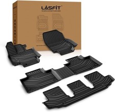 Lasfit Floor Mats Floor Liner For Toyota Highlander 2020-2026 Protection Black Lasfit Floor Mats Floor Liner For Toyota Highlander 2020-2026 Protection Black