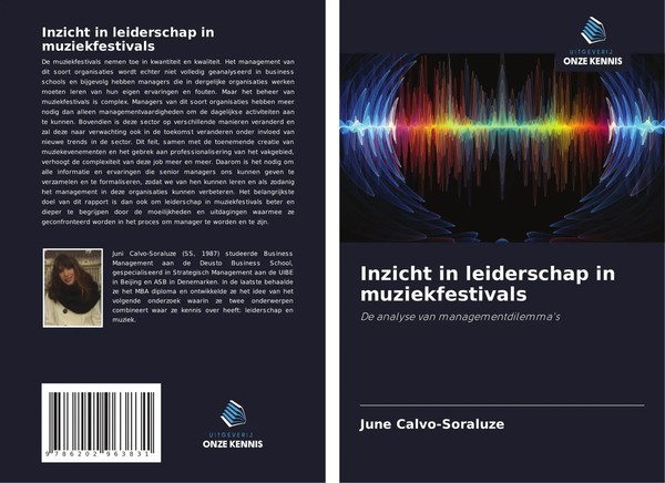 June Calvo-Soraluze | Inzicht In Leiderschap In Muziekfestivals | Taschenbuch-image