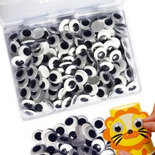 20mm Large Googly Eyes Self Adhesive, 0.78 Inch Wiggly Eyes for Crafts with S...