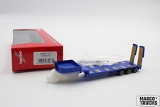 Herpa Semitieflader 3a Rampen ultramarinblau THW 076371-010 1/87 /HN4009