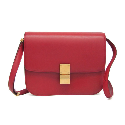 Celine Classic Box Medium 164173DLS Women's Leather Shoulder Bag R... BF596226