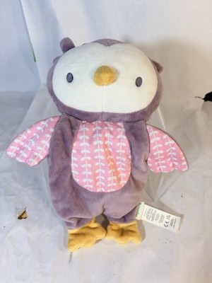 Ingenuity Owl purple and pink  Baby Blanket Toy Lovey