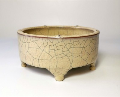INV117 V.RARE GUAN/GE 5-LEGS CELADON CENSER IRON/GOLD THREADS SONG DY ...
