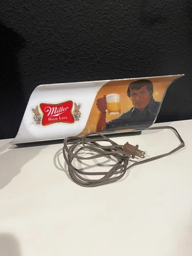 Original 70's Vintage Miller Beer Lighted Sign Working