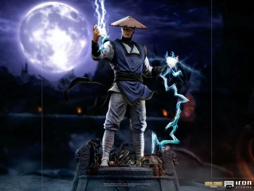 Iron Studios Mortal Kombat Raiden- BROKEN read description 