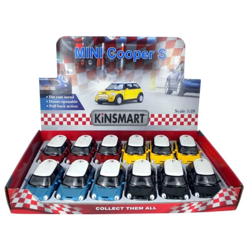 MINI COOPER S cm 12,5 (1 Modellino a Scelta) 1:28 Kinsmart Modellismo Giocattolo - Immagine 3 di 3