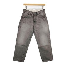 Mina Perhonen Ra4276 Always Jeans Cotton Linen Fabricate Denim Pants Gray 6-0101