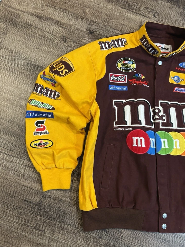 Chaqueta Chase Auténtica M&M Elliott Sadler NASCAR XL Robert Yates Carreras De Colección Foto 4 de 4