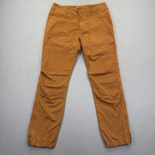 Nili Lotan Cropped Military Pant Cognac Brown Size 0 99W12 USA Made Cargo Pant