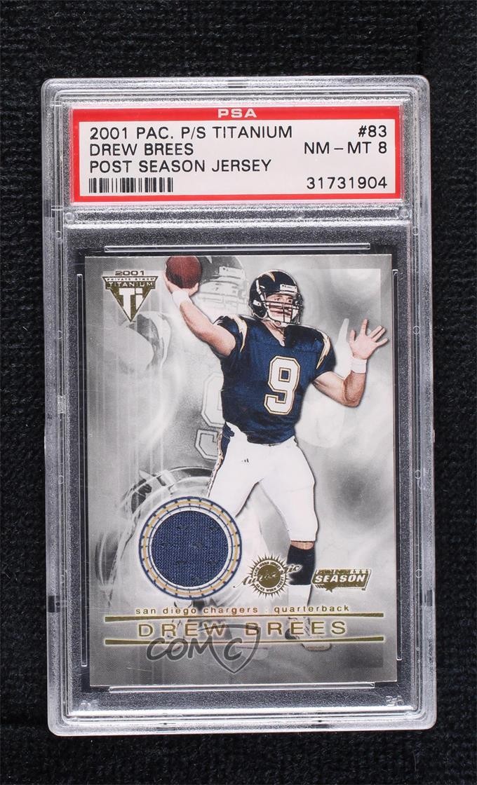 Drew Brees Pacific Private Stock Titanium Post Season Jersey #83 Post Season Jersey