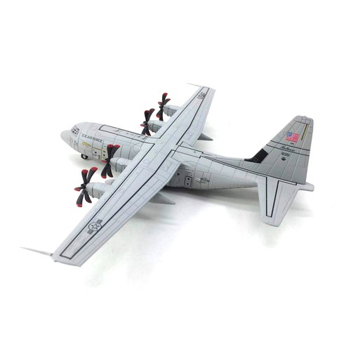 1/200 Alloy USAF C-130 Hercules Transport Aircraft Aviation Collection Gift c - Picture 8 of 12