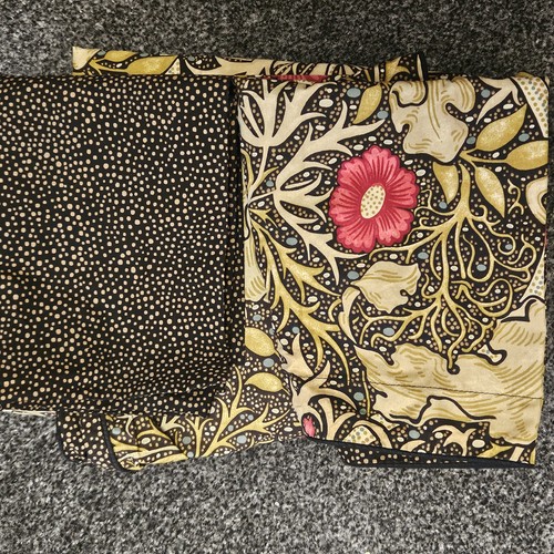 Piumino singolo e 2 federe William Morris & Co floreale alga 100% cotone
