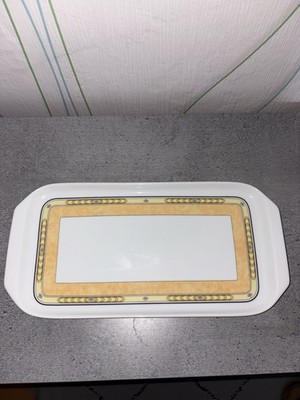 KAHLA Porzellan Servierplatte mit Griffen   Vintage   Made in Germany