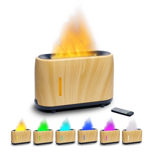 Flame Diffuser Humidifier 7 Flame Colors,Essential Oil Aroma Therapy Diffuser...