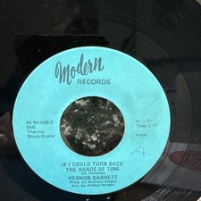 VERNON GARRETT  If I Could Turn Back The Hands Of Time 