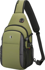 Tactical Sling Bag for Men Women, Water Resistant Anti-Theft Crossbody Bag Min